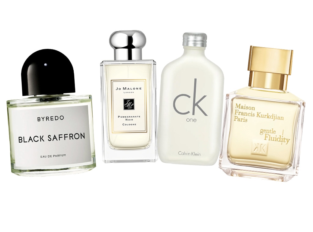 A collection of unisex perfumes 